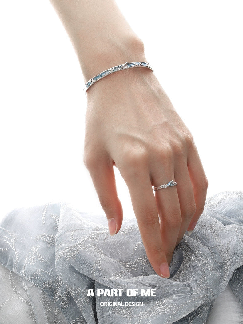 Mountain & Sea 18K Platinum Plating Resin Bracelet