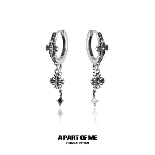 Iris S925 Sterling Silver Huggie Earrings