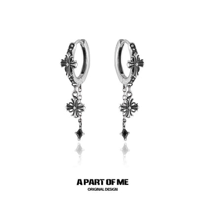 Iris S925 Sterling Silver Huggie Earrings