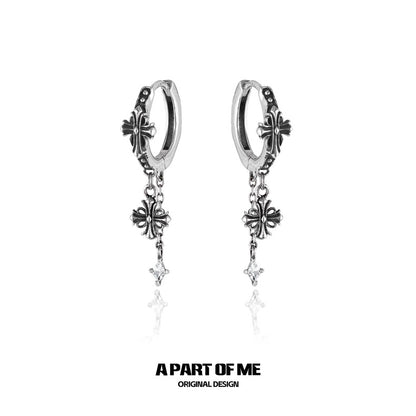 Iris S925 Sterling Silver Huggie Earrings