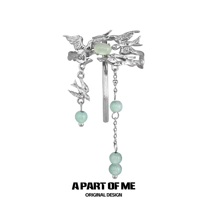 Stray Birds 18K Platinum Plating Hair Accessories