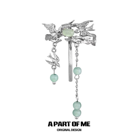 Stray Birds 18K Platinum Plating Hair Accessories