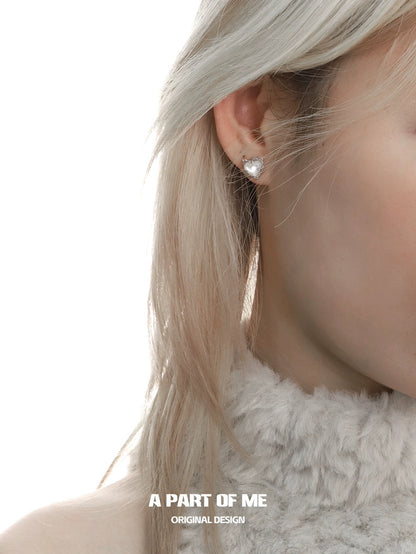 Heart of The Sea S925 Sterling Silver Natural Shell Earrings