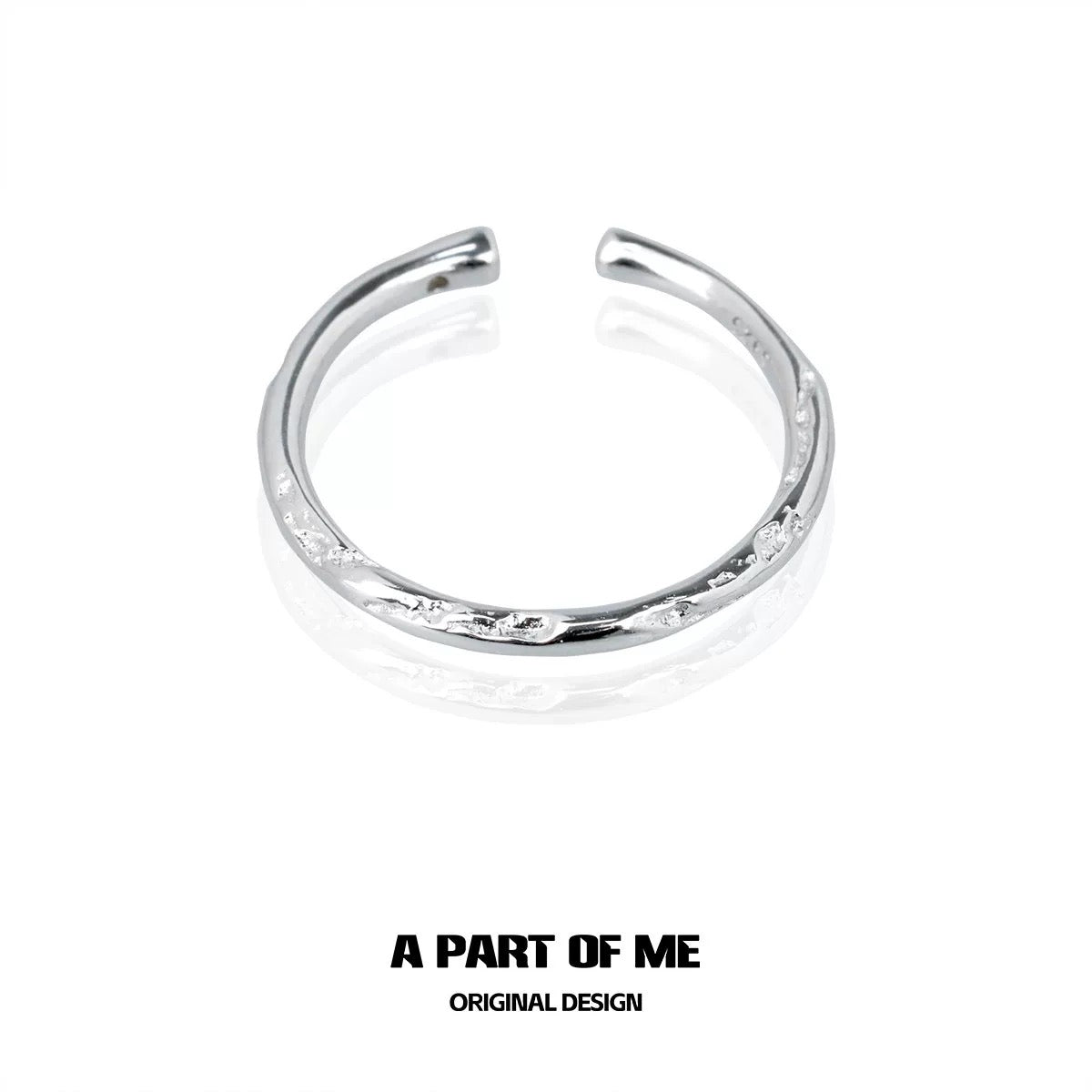 Basic S925 Sterling Silver Adjustable Mini Rings