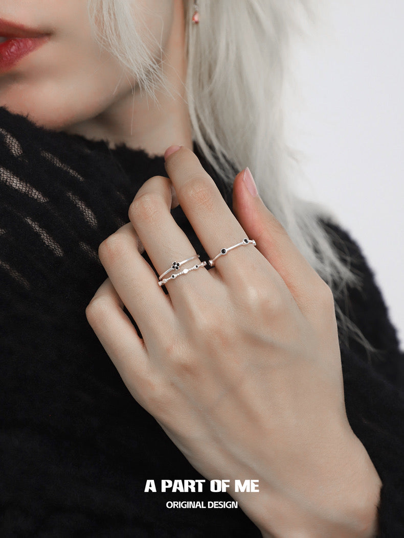 Simple Stack S925 Sterling Silver Mini Rings