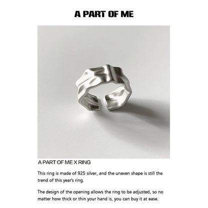 [Old Design - 2020] Midnight Orchid S925 Sterling Silver Adjustable Ring