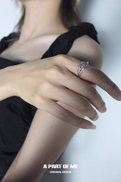 [Old Design] The Locked Garden S925 Sterling Silver Adjustable Ring