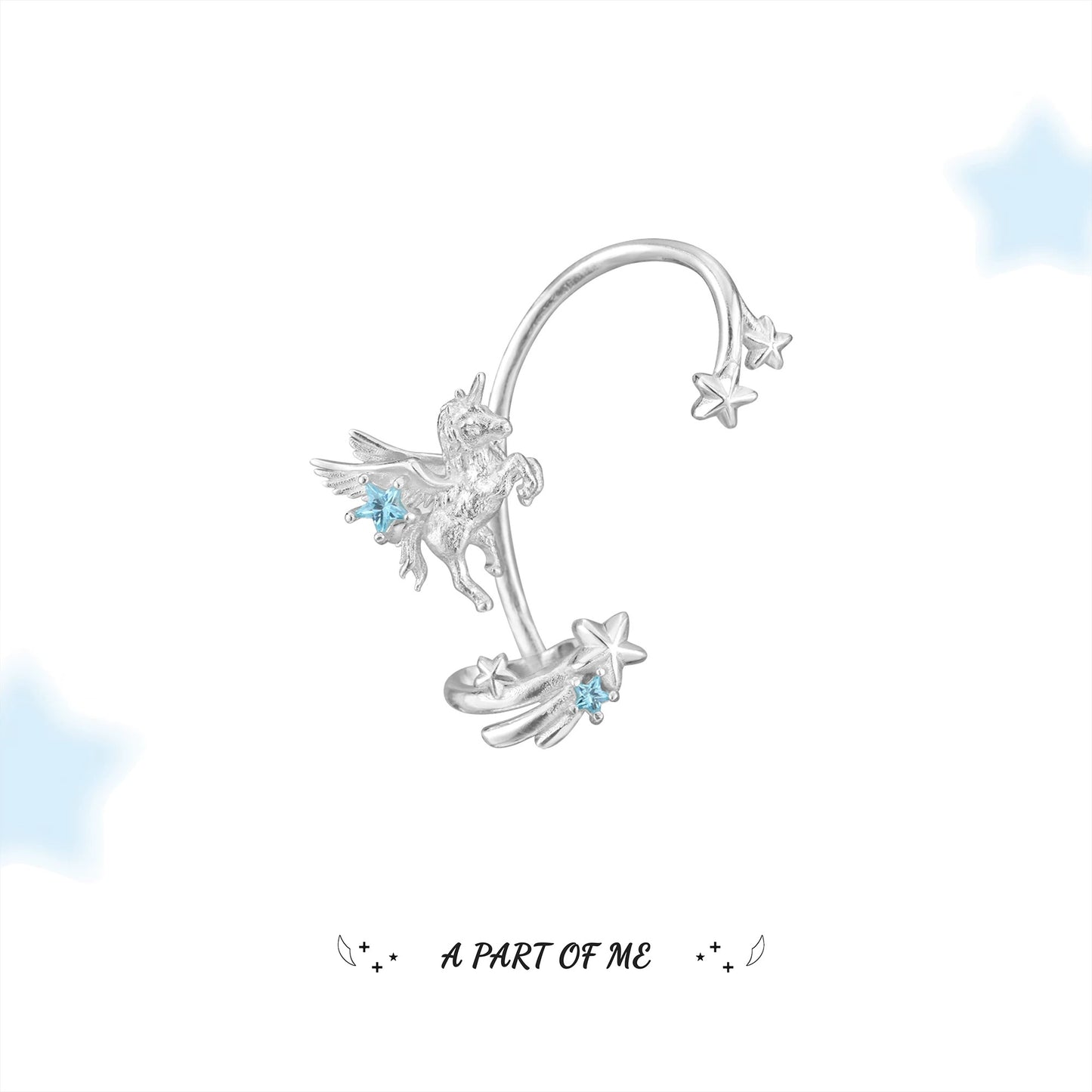 Unicorn 18K Platinum Plating Ear Wraps