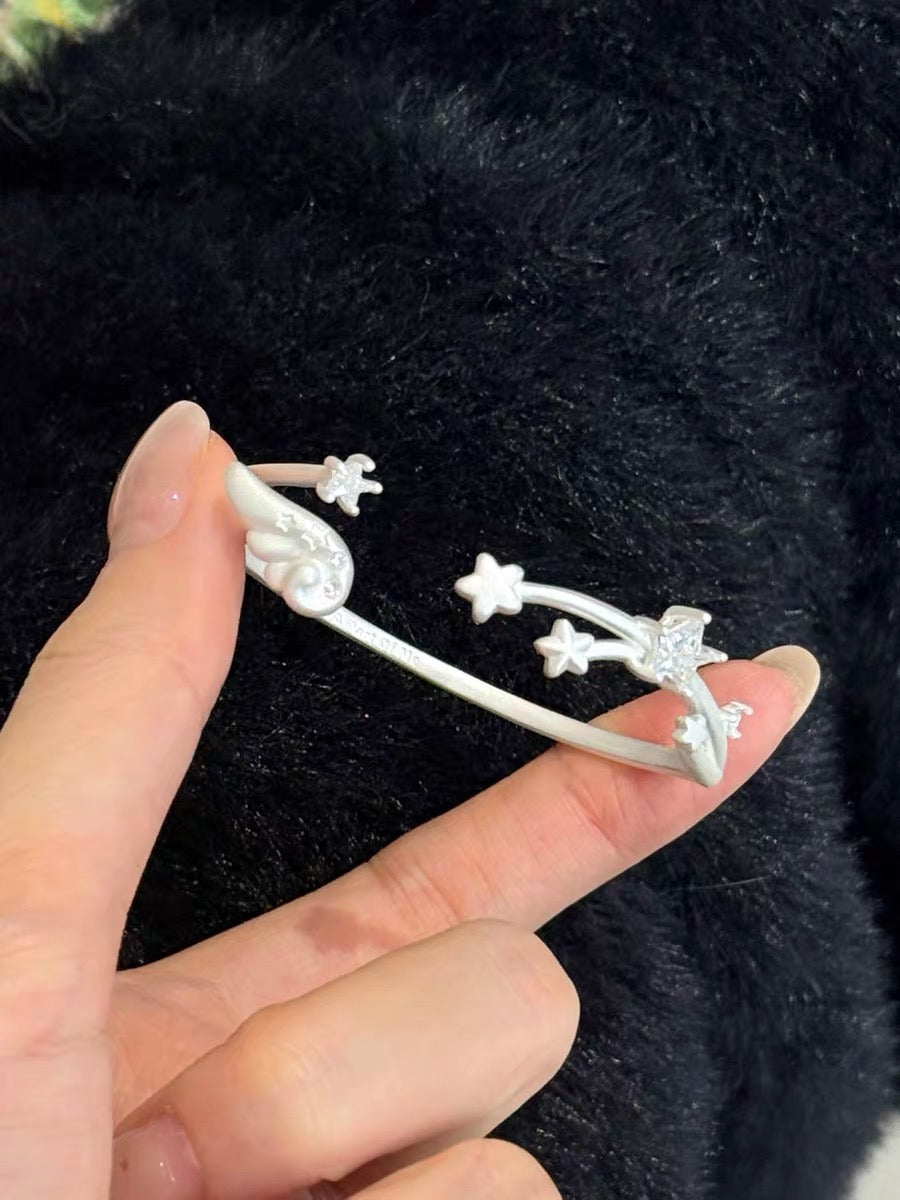 Angel Dream 18K Platinum Plating Angel Wings Bangle