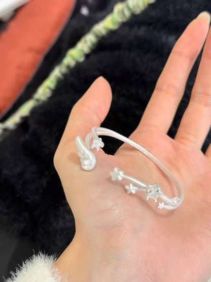 Angel Dream 18K Platinum Plating Angel Wings Bangle