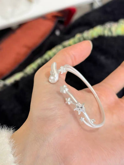 Angel Dream 18K Platinum Plating Angel Wings Bangle