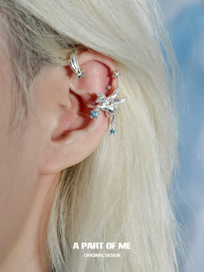Unicorn 18K Platinum Plating Ear Wraps