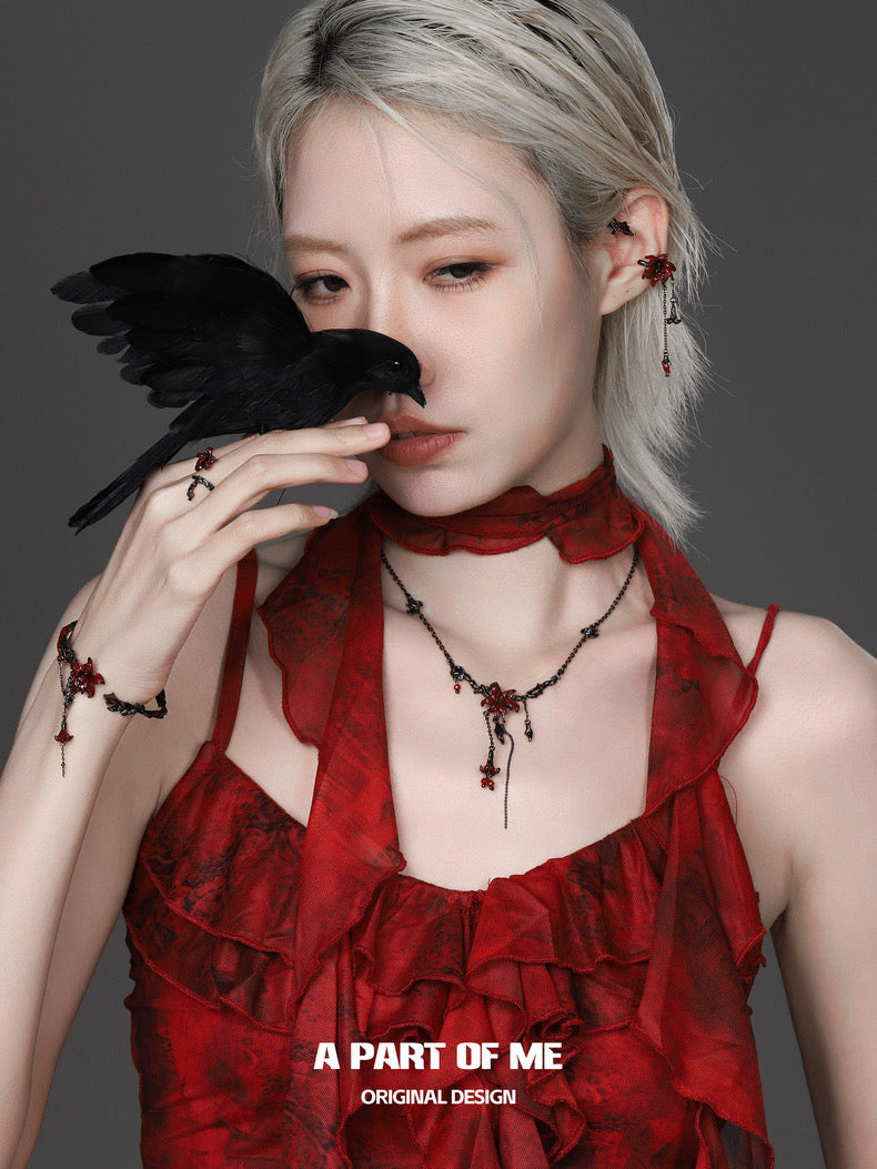 Datura Collection Platinum Plated Ear Wraps