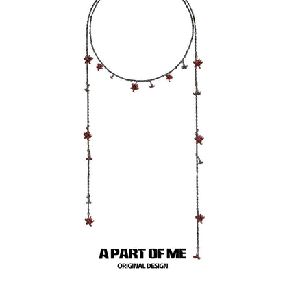 Datura Collection 18K Black Gold Plated Body Chain
