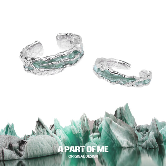 Mint Collection S925 Sterling Silver Couple Rings
