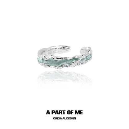 Mint Collection S925 Sterling Silver Couple Rings