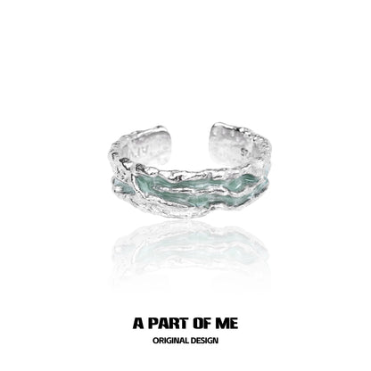 Mint Collection S925 Sterling Silver Couple Rings