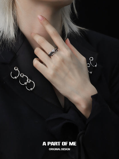Sunrise & Moonset S925 Sterling Silver Couple Rings