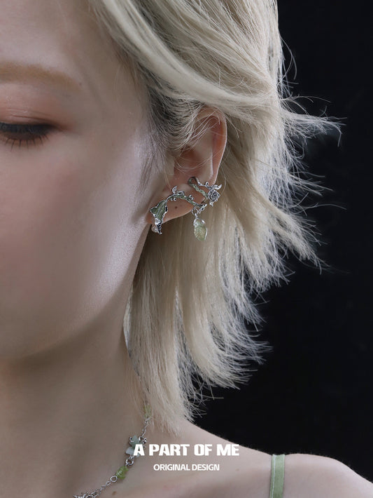 Forest Fairy 18K Platinum Plated Ear Cuffs