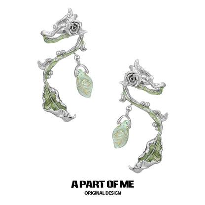 Forest Fairy 18K Platinum Plated Ear Cuffs