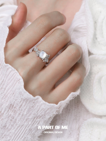Aroma Series S925 Sterling Silver Natural Shell Ring