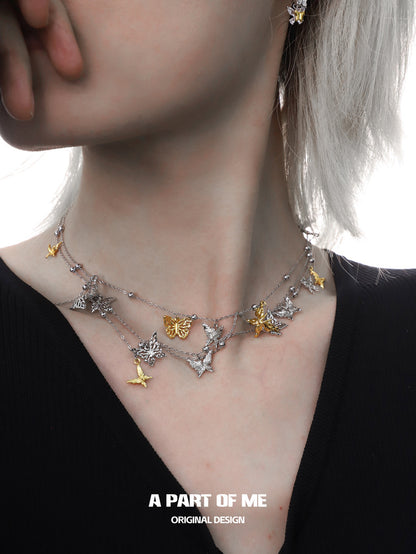 Flutter Essence 18K Yellow Gold Plating Body Chain