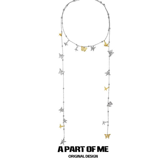 Flutter Essence 18K Yellow Gold Plating Body Chain