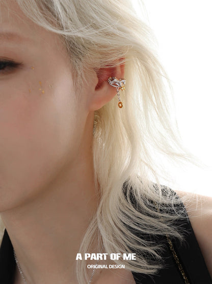 Year of the Horse 18K Platinum Plating Ear Cuffs