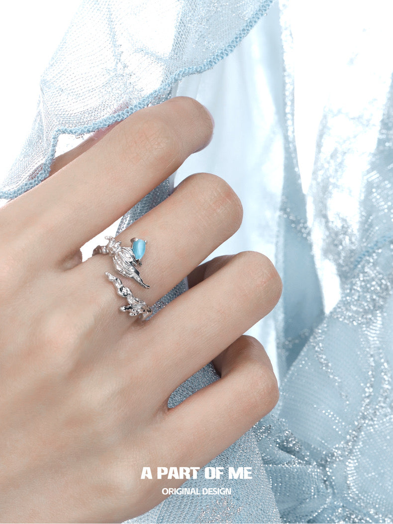 Secret of the Sea S925 Sterling Silver Sea Conch Rings