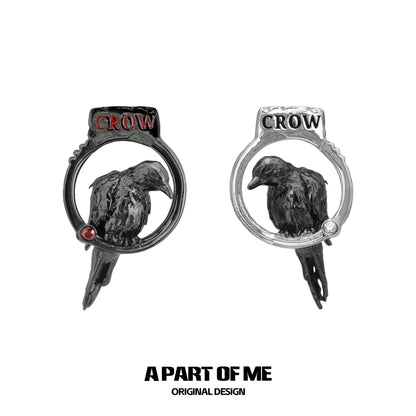 Crow Collection (Sylus's Version) 18K Black Gold Plated Handcuff Earrings