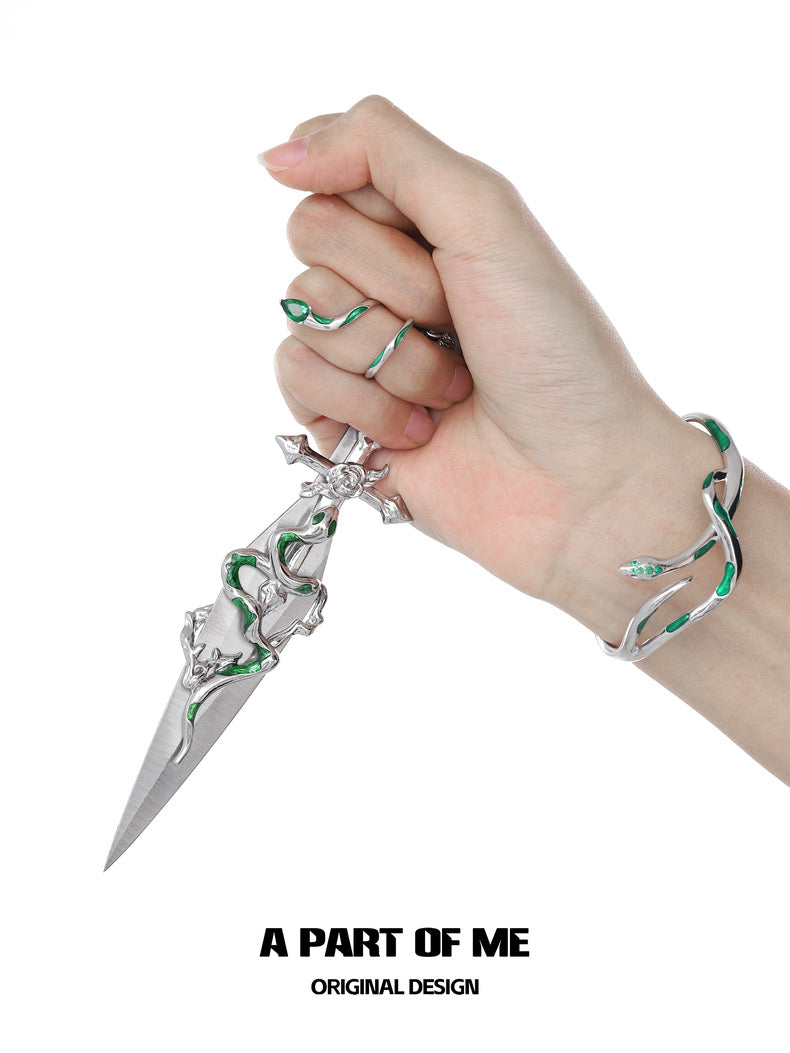 Slytherin Collection - Platinum Plated Kunai